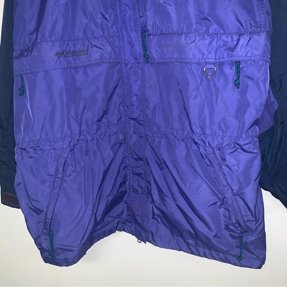 Vintage Columbia Ski Jacket Women’s  Size XL Purple Navy Outdoor Adventure Light - Picture 4 of 11